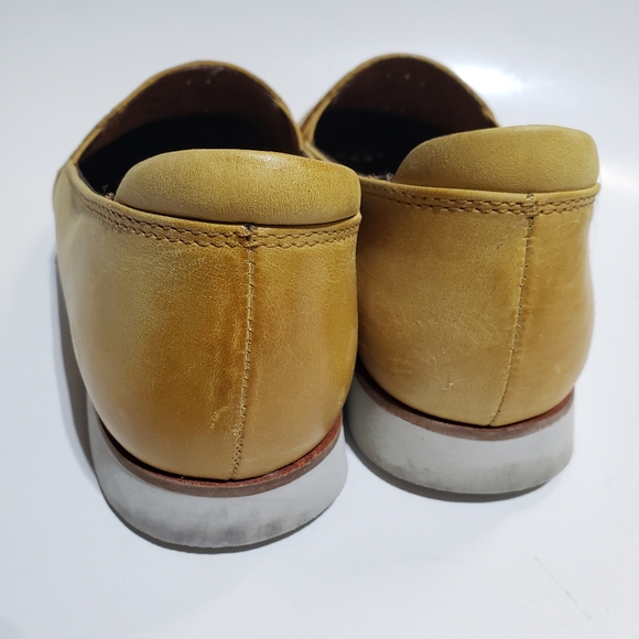 Cobb Hill Laci gore slip on leather trainers shoes yellow women's size 9 - Picture 7 of 11